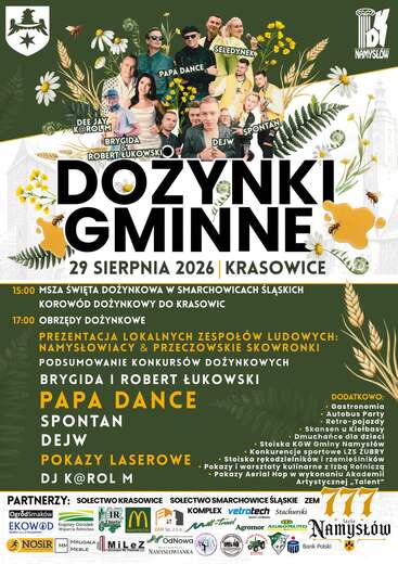 DOŻYNKI GMINNE 2026 &ndash; KRASOWICE!