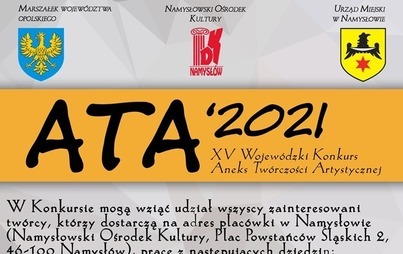 Zdjęcie do XV Edycja Wojew&oacute;dzkiego Konkursu Aneks Tw&oacute;rczości Artystycznej ATA 2021