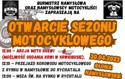 Zdjęcie do Rozpoczęcie sezonu motocyklowego w Namysłowie