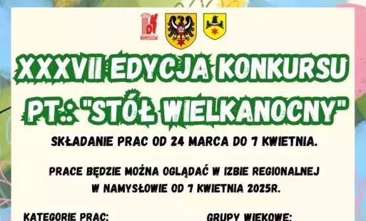 Zdjęcie do XXXVII Edycja Konkursu Wielkanocnego pt.: St&oacute;ł Wielkanocny