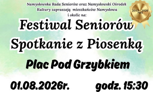 FESTIWAL SENIORÓW – Spotkanie z Piosenką